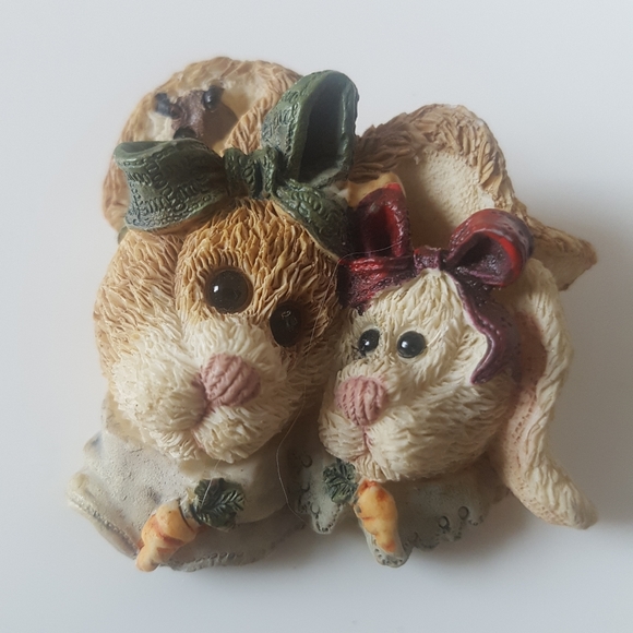 Vintage Ceramic Bunny Brooch - Picture 3 of 8